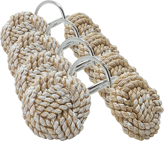 Zenna Home Shower Curtain Hooks Seaside Serenity Bath Accessories by ZennaHome
