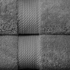 Superior Egyptian Cotton Solid Towel Set, Washcloths 13” x 13”, Hand Towels 20” - Image 3