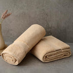 Fabdreams 100% Organic Cotton Bath Sheet Set of 2 700 GSM Oversized Towels - Image 2