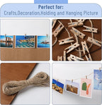 Mr. Pen- Wooden Clothes Pins for Craft, Natural Wood, 1 Inch, Mini Clothes Pins - Image 5