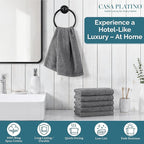 CASA PLATINO Hand Towels for Bathroom - Image 2