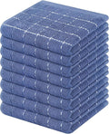 Mordimy 100% Cotton Terry Cloth Dish Cloths, Soft and Absorbent Checkered Dish by Mordimy