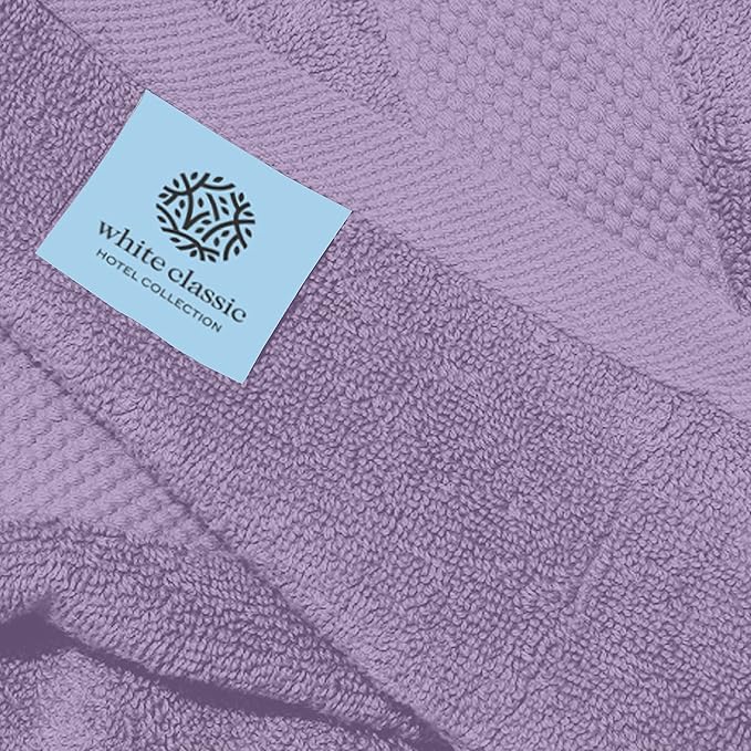White Classic Luxury Lavender Hand Towels - Image 5