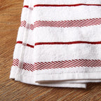 KitchenAid Albany Kitchen Towel 4-Pack Set, Passion Red/White - Image 4