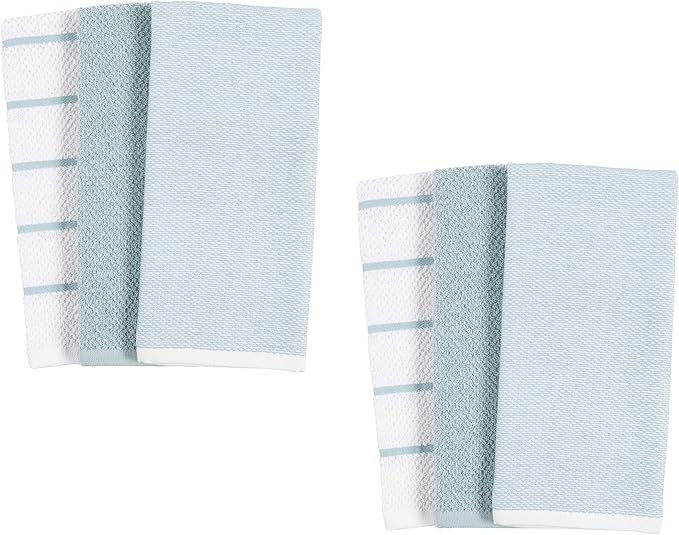 KAF Home Ayesha Curry Mixed Utility Kitchen Towel Set, Mixed Terry Kitchen - Image 9