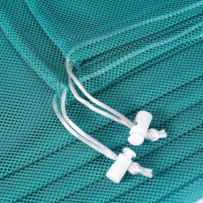 Frienda 6 Pieces Mesh Stuff Sack, 11 x 15 Inch Durable Nylon Drawstring Laundry - Image 3