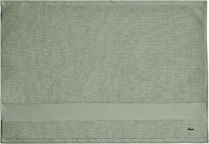 Lacoste Heritage 100% Supima Cotton Tub Mat, Premium Super Soft Bath Towel by LACOSTE