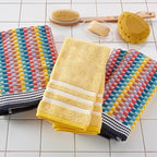 SKL Home Mid-Century 100% Cotton Premium 2-Piece Hand Towel Set, 450 GSM - Image 5