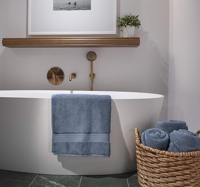 Fabdreams 100% Organic Cotton Bath Sheet Set of 2 700 GSM Oversized Towels - Image 7