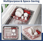 JASIWAY Dish Drying Rack in Sink, Dishes Drainers - Image 2