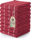 Utopia Towels 8 Pack Kitchen Towels Set, 12x12 Inches, Highly Absorbent and by UTOPIATOWELS