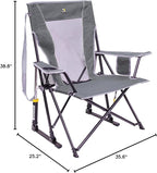 GCI Outdoor Comfort Pro Rocker Outdoor Rocking Chair with Beverage Holder - Image 3