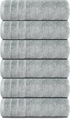 Tens Towels Pack of 6 Hand Towels, 100% Cotton, Lighter Weight, Quick to Dry - Image 8