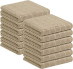 Homaxy 100% Cotton Terry Kitchen Towels, Checkered Designed, Soft and Super by Homaxy
