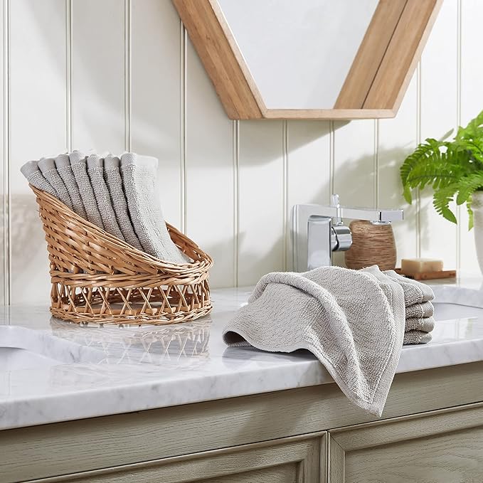 Tommy Bahama - Washcloths, Soft & Absorbent Cotton Towels, Low Linting & Fade - Image 2
