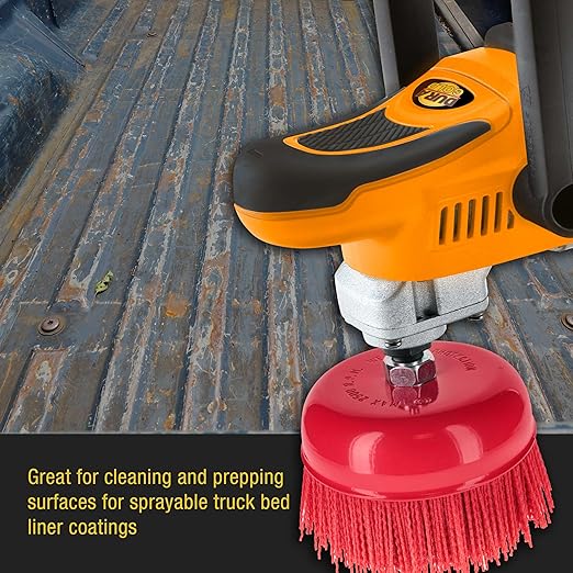 Dura-Gold 6" Abrasive Filament Nylon Bristle Cup Brush - Image 6