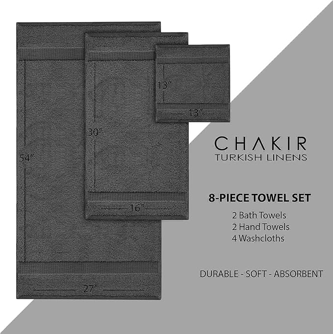 Chakir Turkish Linens | Hotel & Spa Quality 100% Cotton Premium Turkish Towels - Image 6