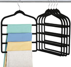 Velvet Pants Clothes Hanger Space Saving Non Slip Pants Shorts Hanger, by Myfolrena