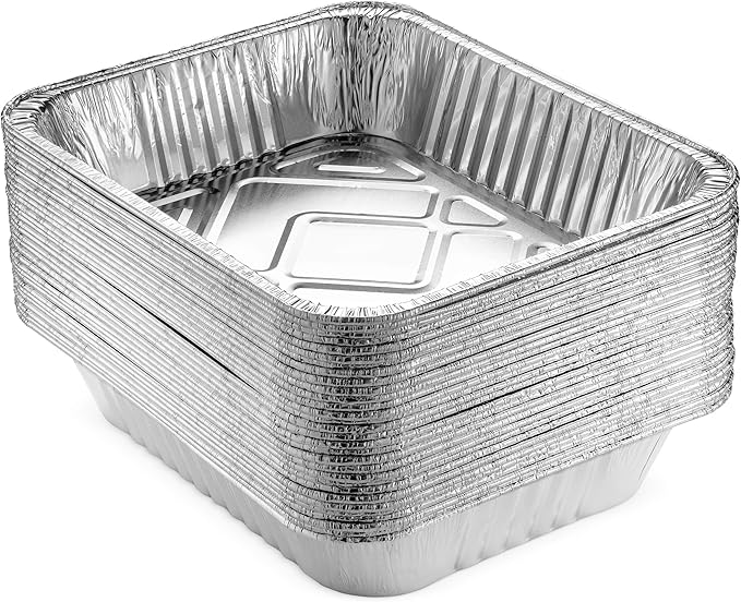 NYHI 30 Pcs Aluminum Pans 9x13 Disposable Baking Tin Foil Pan by NYHI
