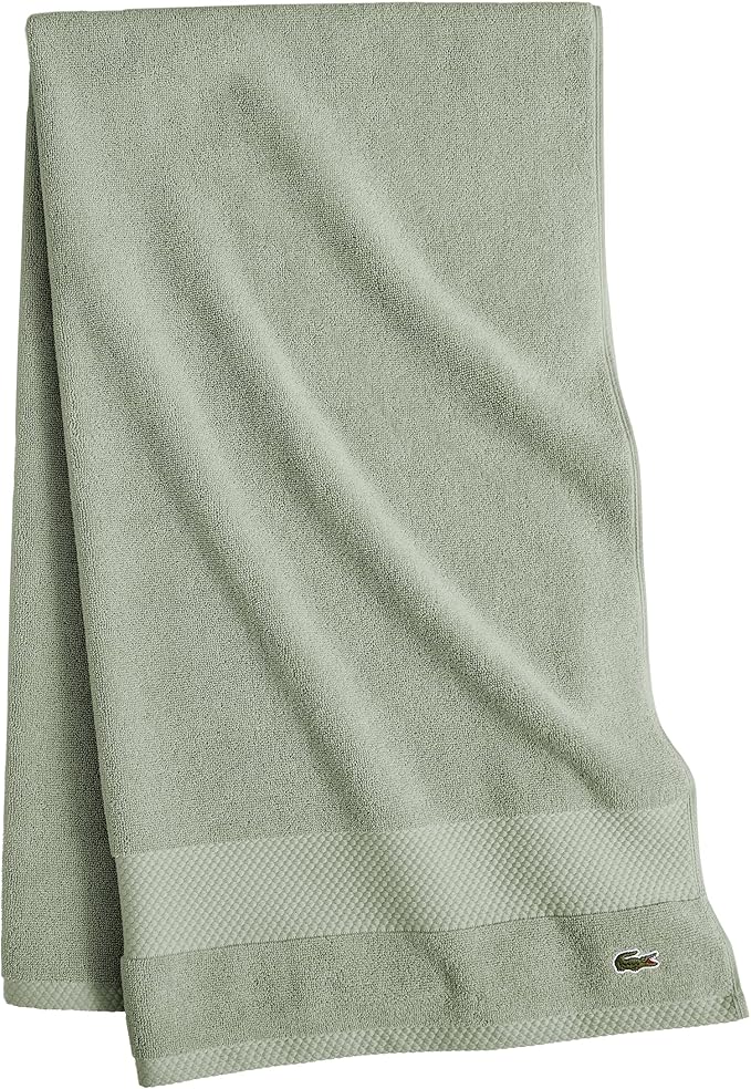 Lacoste Heritage 100% Supima Cotton Bath Towel, Premium Super Soft Bath Towel - Image 4