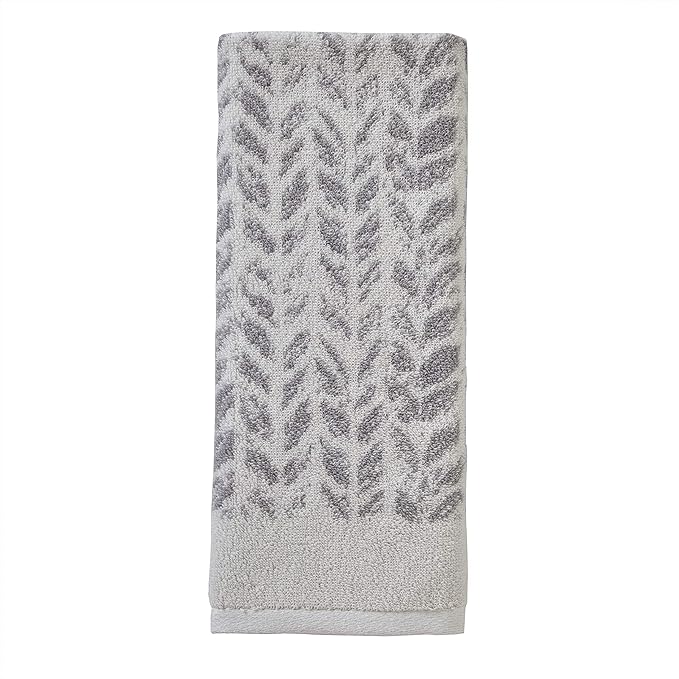 SKL Home Distressed Leaves 100% Turkish Cotton Premium 2-Piece Hand Towel Set - Image 3