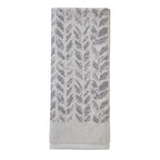 SKL Home Distressed Leaves 100% Turkish Cotton Premium 2-Piece Hand Towel Set - Image 3