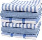 KAF Home Premium Kitchen Towels, Large 100% Cotton, Flat & Terry Absorbent Dish by KAFHome