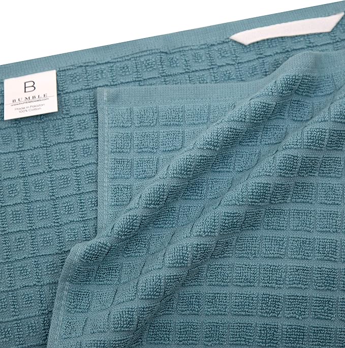 Premium Kitchen Towels | Large Cotton Dish Towels | Flat & Terry Highly - Image 4
