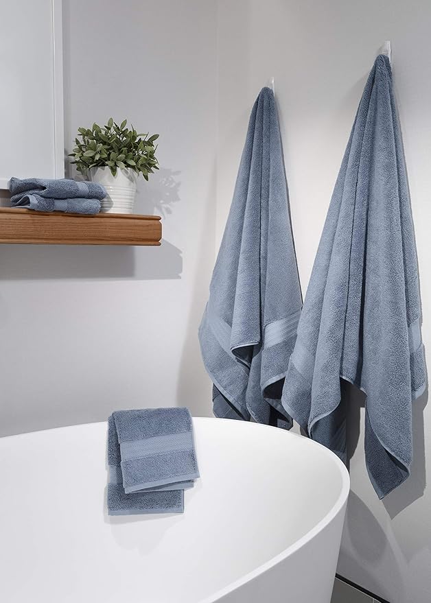 Fabdreams 100% Organic Cotton Bath Sheet Set of 2 700 GSM Oversized Towels - Image 5