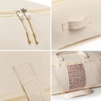 Soft Canvas Storage Bags with Zipper. Thick Breathable - Image 7