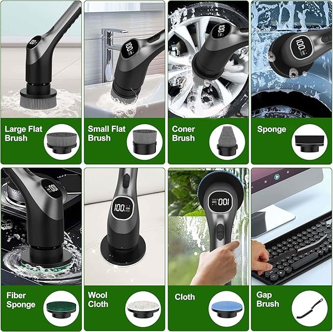 Electric Spin Scrubber, Shower Scrubber - Image 4