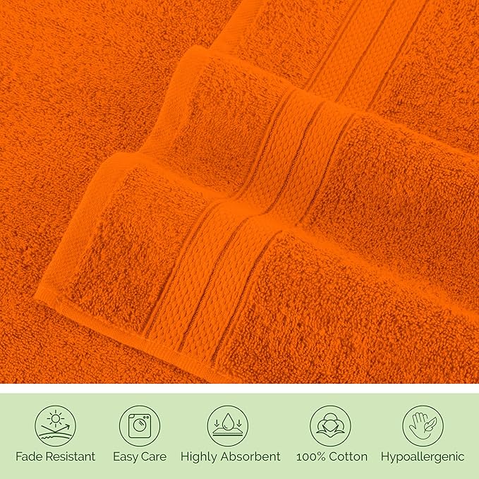 Elegant Comfort Luxury 6-Piece Towel Set, Premium Soft 100% Turkish Cotton - Image 8