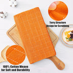 Homaxy 100% Cotton Terry Kitchen Dish Cloths, Ultra Soft and Absorbent Dish - Image 2