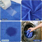 4 Pack Extra Large Microfiber Cleaning Cloths 20"x30", Lint-Free Reusable Towels - Image 6