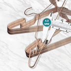 Heavy Duty Metal Hangers with Unique Hook Design Durable & Sturdy Coat Hangers - Image 4