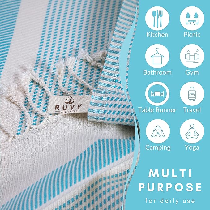 Ruvy Home Basics Turkish Hand Towels - Image 4