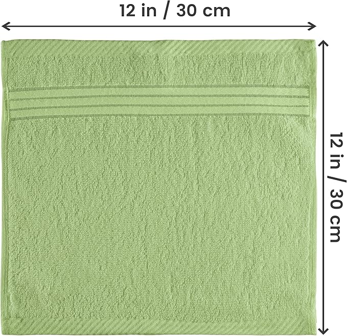 Utopia Towels Wash Cloths Set, 12 by 12 Inches, 100% Cotton Ring Spun, Highly - Image 2