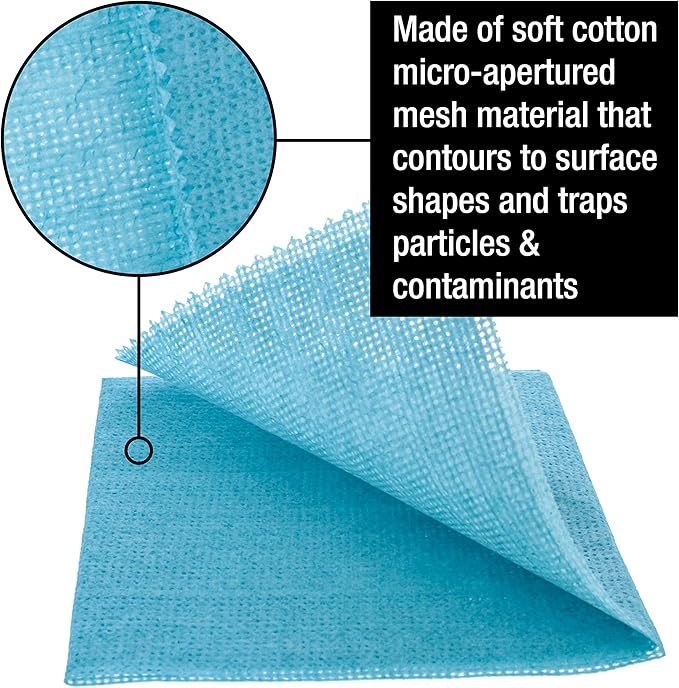 TCP Global Pure Blue Low Tack Superior Tack Cloth, Automotive & Woodworking - Image 4