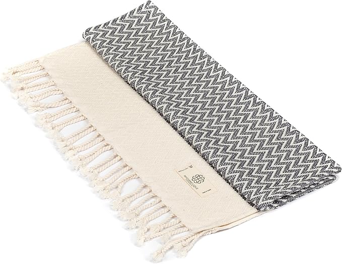 Madamelique Exclusive Hand Towels Set of 2-18 x 40 Inches - Image 3
