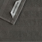 KitchenAid Albany Dishcloth 8 Pack Set, Charcoal Grey/White - Image 3