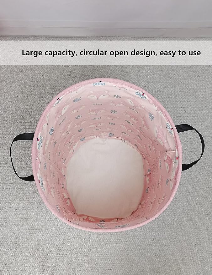 QUEENLALA Large Storage Basket, Laundry Hamper/Bathroom/Home Decor/Collapsible - Image 6