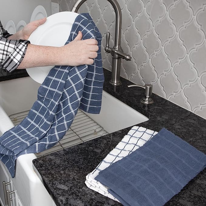Ritz Premium 3-Pack Kitchen Towel & 6-Pack Dish Cloth Set - Image 4