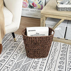 GRANNY SAYS Wicker Waste Basket, Waterproof Bathroom Trash Can, Bedroom Can - Image 7