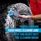 Chemical Guys ACCG05 Big Blue Stiffy Heavy Duty Tire & Upholstery Cleaning Brush - Image 2