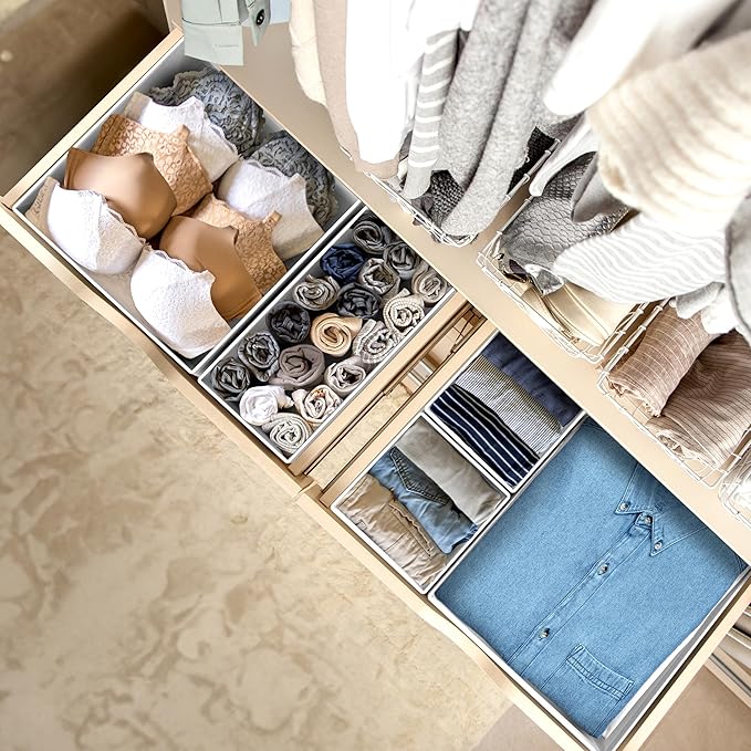 SIMPLE HOUSEWARE Foldable Drawer Organizer - Image 5