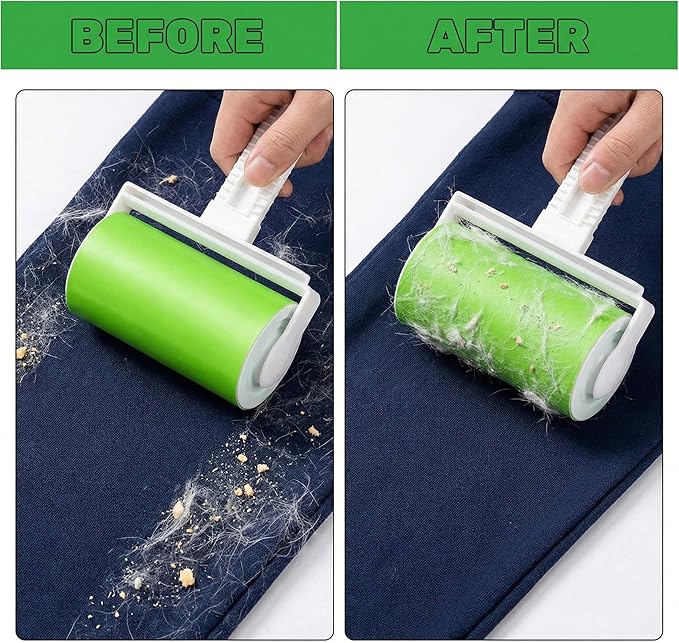 Reusable Washable Lint Roller 5 Pack, Sticky Travel Lint Roller, Portable - Image 7
