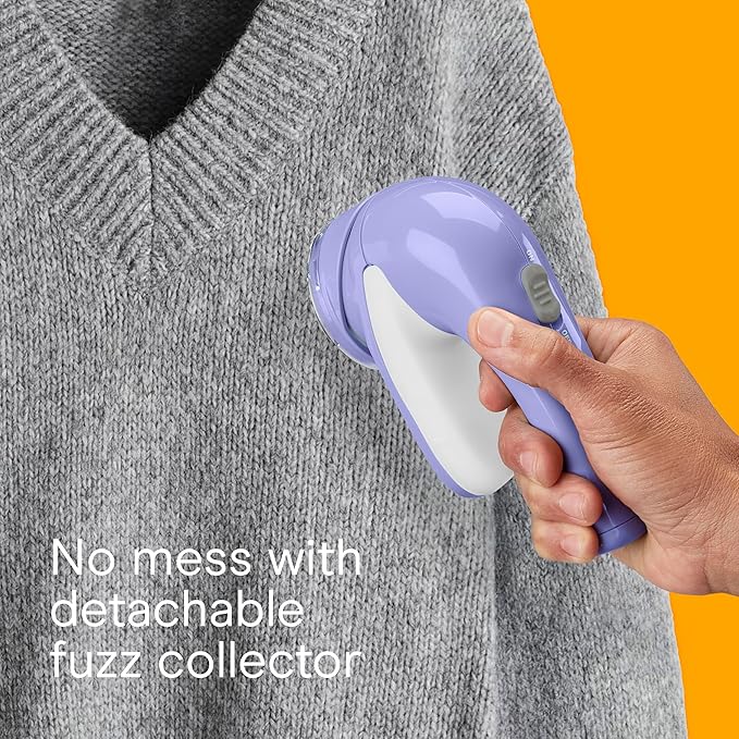 Conair Fabric Shaver and Lint Remover, Battery Operated Portable Fabric Shaver - Image 5