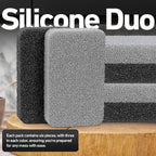 6-Pack Silicone Kitchen Scrubbing Sponges, Heavy-Duty, Non-Scratch Kitchen - Image 2