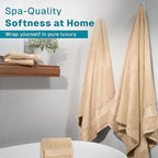 Fabdreams 100% Organic Cotton Bath Towel Set of 6 700 GSM Hotel Premium Plush - Image 2
