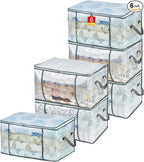 80L Clear Large Storage Bag, Clothes Storage Containers by MKOKYD